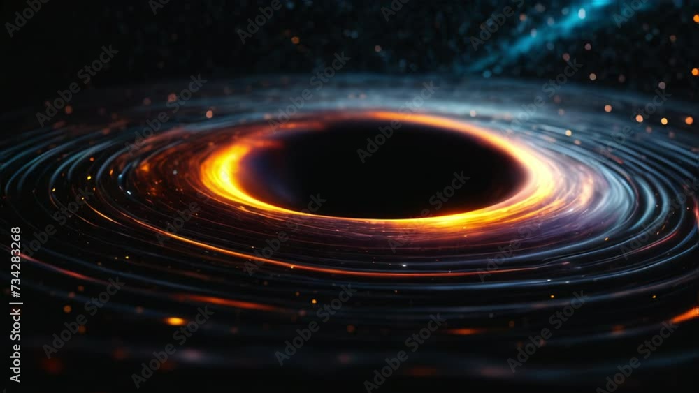 Black hole in the space. Generative AI Video. ProRes HQ 59.94 FPS available in 4K 16:9. Black hole in the space. Generative AI Video. ProRes HQ 59.94 FPS available in 4K 16:9.