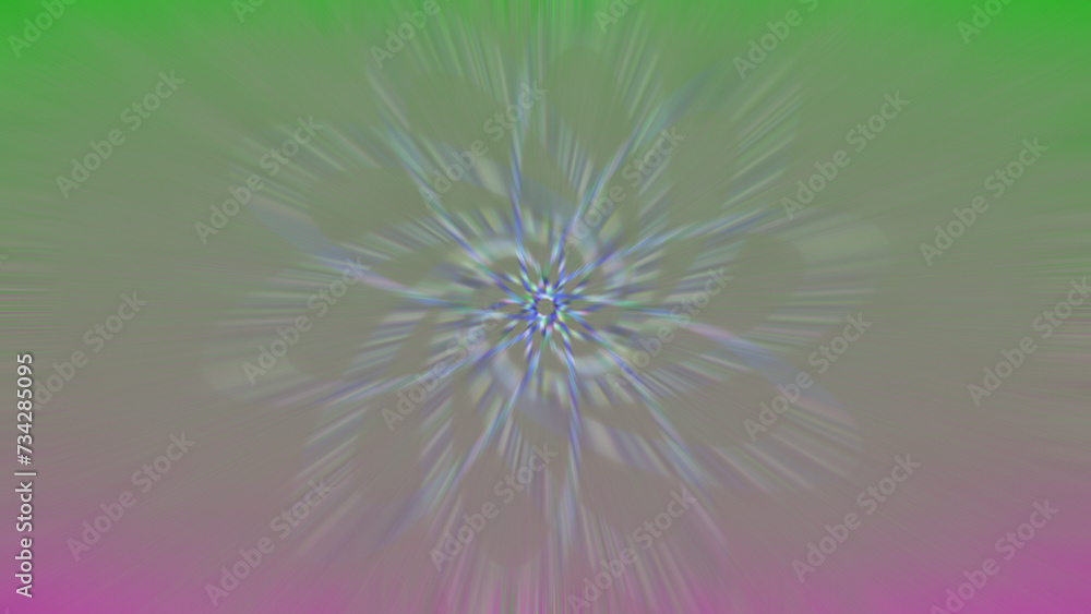 An abstract iridescent star burst background image. An abstract iridescent star burst background image.