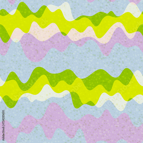 Stylish wave fluid vector seamless pattern.