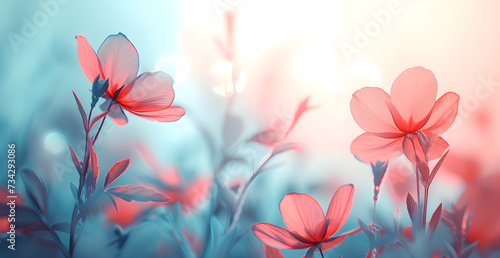 watercolour floral on white background , high render, soft color, highly detailed