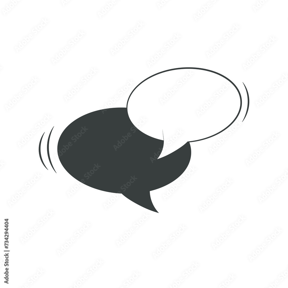 Blank black speech bubble icons. Empty outline message box template. Chat icon. Vector logo isolated on white background. Blank black speech bubble icons. Empty outline message box template. Chat icon. Vector logo isolated on white background.