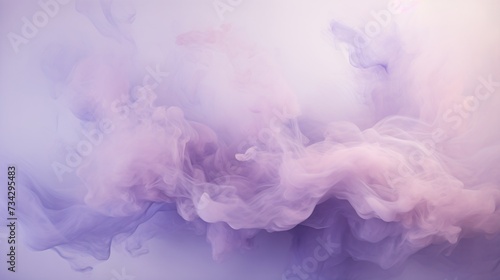 a lot of smoke is in the air on a purple and white background with a light reflection of the smoke coming from the bottom of the smoke.