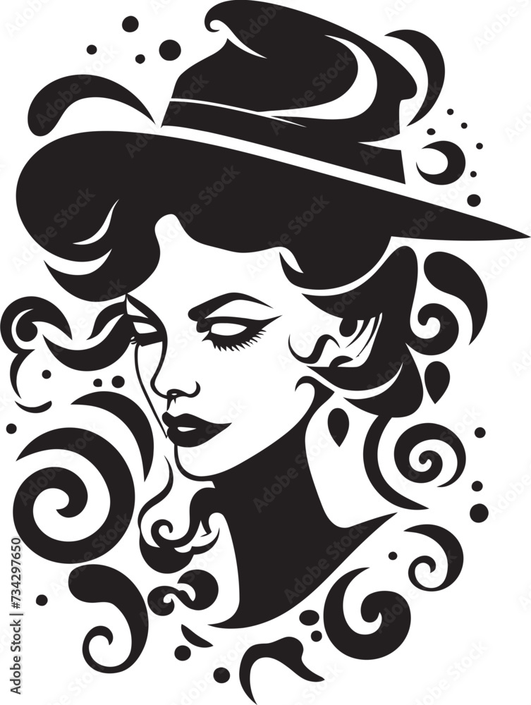 Ethereal Symphony Intriguing Abstract Woman Face Vector Art Sleek Shadow Profile Modern Vector Design of Black Woman Face Ethereal Symphony Intriguing Abstract Woman Face Vector Art Sleek Shadow Profile Modern Vector Design of Black Woman Face