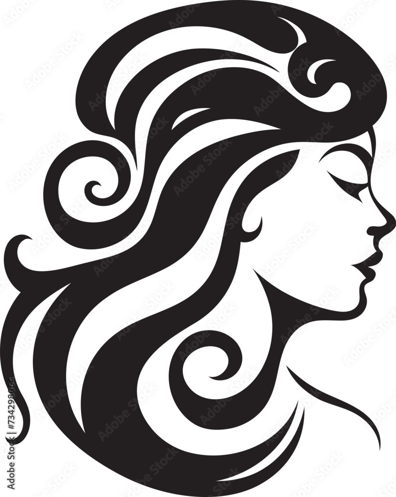 Ink Noir Impression Elegant Abstract Woman Face Vector Design Silent Silhouette Intriguing Black Woman Face Vector Graphic Ink Noir Impression Elegant Abstract Woman Face Vector Design Silent Silhouette Intriguing Black Woman Face Vector Graphic