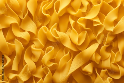 Vibrant Pasta yellow banner. Menu wheat. Generate Ai