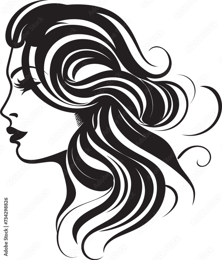 Obsidian Odyssey Minimalistic Black Abstract Woman Face Silhouette Splendor Refined Vector Graphic of Black Woman Face Obsidian Odyssey Minimalistic Black Abstract Woman Face Silhouette Splendor Refined Vector Graphic of Black Woman Face