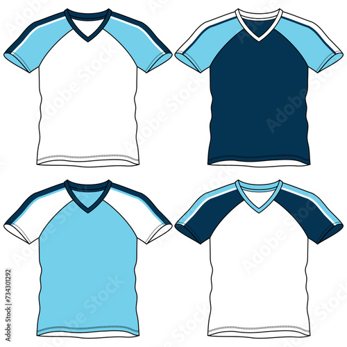 Sleeveless t-shirt set, with fashionable cuts, stripes, and block cuts with fashionable and attractive colors, in different variants making them more dynamic.