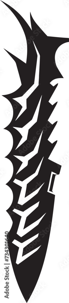 Noir Nightguard Stylish Abstract Black Knife Symbol Midnight Maverick Elegant Vector Knife Design Noir Nightguard Stylish Abstract Black Knife Symbol Midnight Maverick Elegant Vector Knife Design