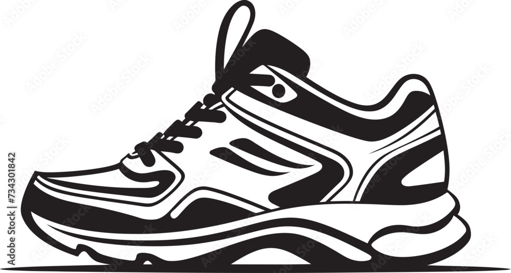 Noir Nomad Stylish Abstract Vector Sports Shoe Midnight Maverick Elegant Black Shoe Graphic Noir Nomad Stylish Abstract Vector Sports Shoe Midnight Maverick Elegant Black Shoe Graphic