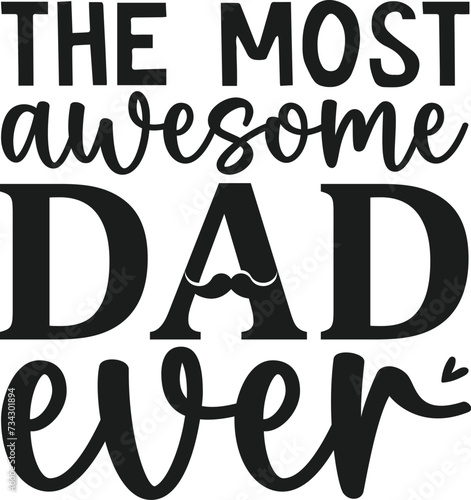Vector father day typography t shirt design