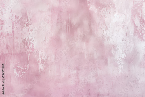 Soft pink textured background with delicate paint drips and crackle effect.