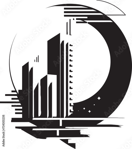 Shadow Sketches Chic Architecture Illustration Gothic Gestalt Sophisticated Black Vector Architecture