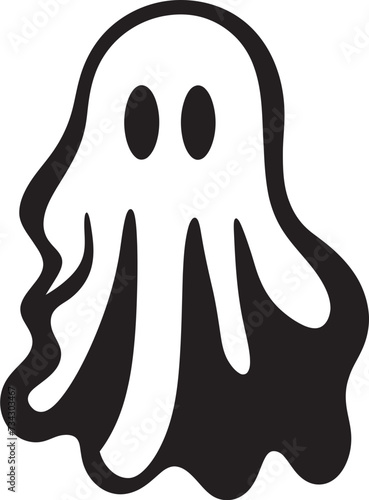 Wee Wraith Wonders Mini Ghost Illustrations Tiny Terrors Enchanting Vector Graphics