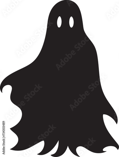 Smidgeon Sized Spooky Friends Cute Ghost Illustrations Ghostly Miniatures Tiny Vector Graphics