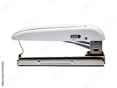 a white stapler with a white cover photo
