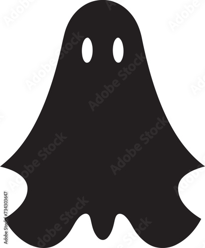 Wee Ghostly Whimsies Tiny Ghost Icons Microscopic Haunted Charms Adorable Black Ghost Symbols