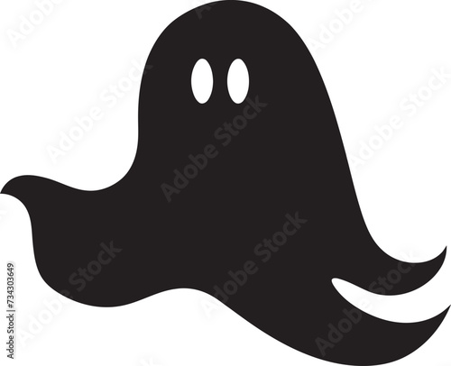 Itty Bitty Boo Brigade Cute Vector Graphics Wee Ghostly Whimsies Tiny Ghost Icons