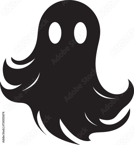Teensy Tiny Haunting Adventures Petite Black Ghost Symbols Wee Wisp Wonders Delightful Vector Designs