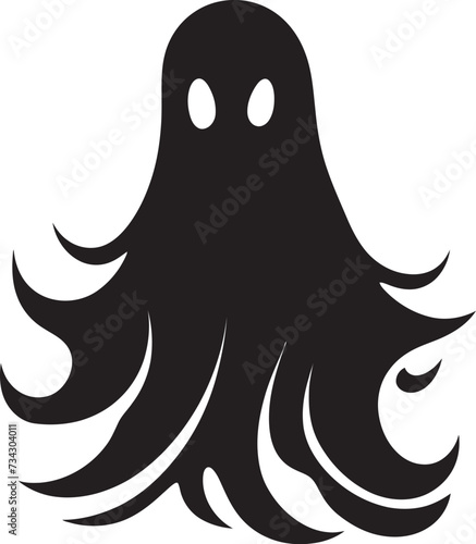 Ghostly Miniature Magic Cute Vector Designs Diminutive Haunting Delights Mini Ghost Icons
