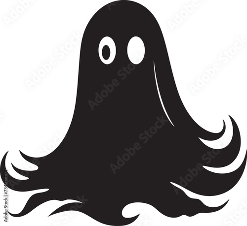 Teensy Tiny Haunting Adventures Petite Black Ghost Symbols Wee Wisp Wonders Delightful Vector Designs