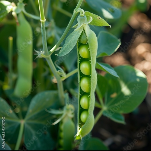 growing pea pod