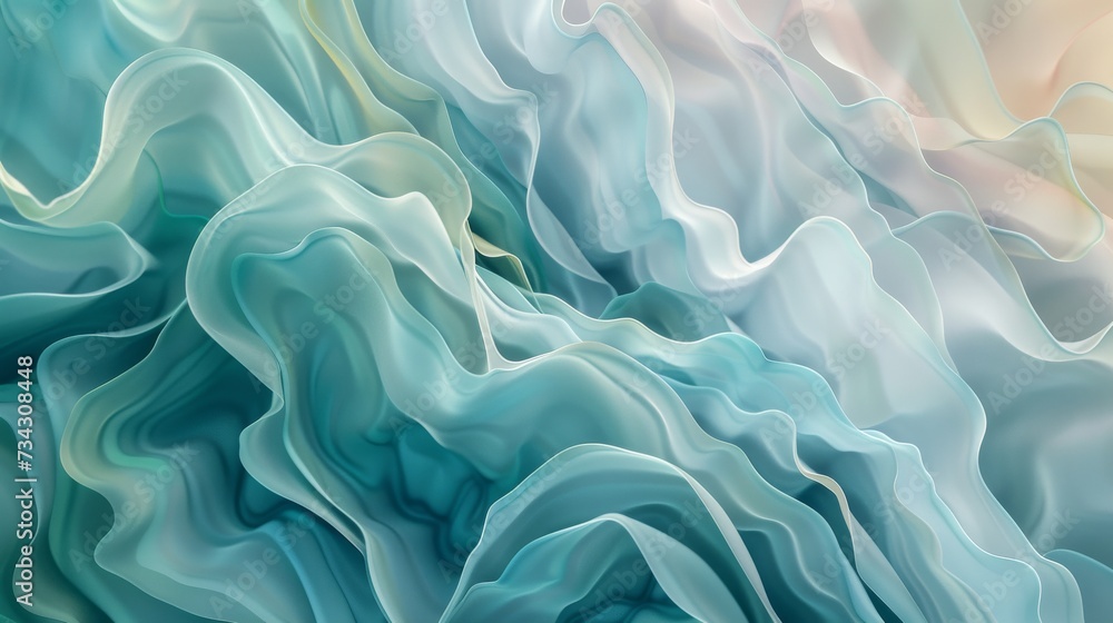 Obraz premium Calming rhythms abstraction