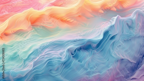 a flowing river of pastel colors background