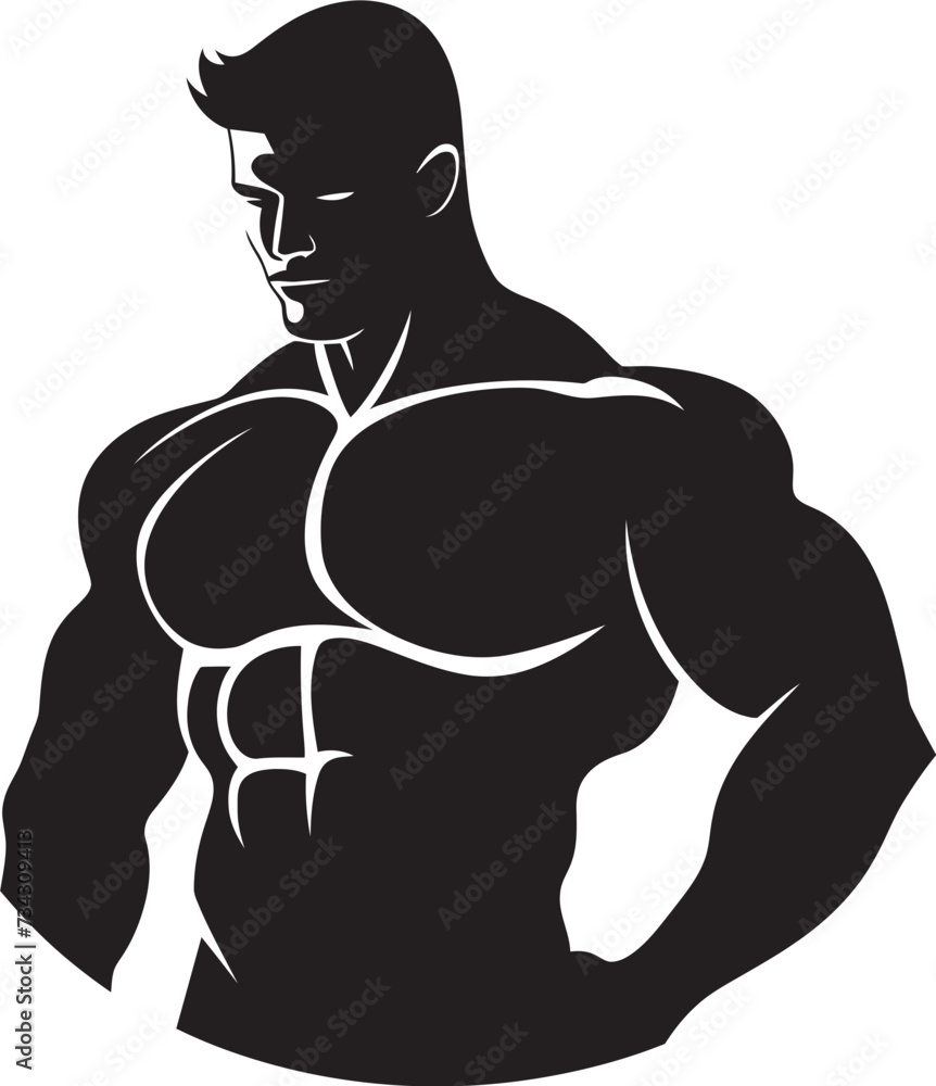 StrengthStride Vector Fitness Icon Element MuscleMax Black Fitness Logo Design StrengthStride Vector Fitness Icon Element MuscleMax Black Fitness Logo Design