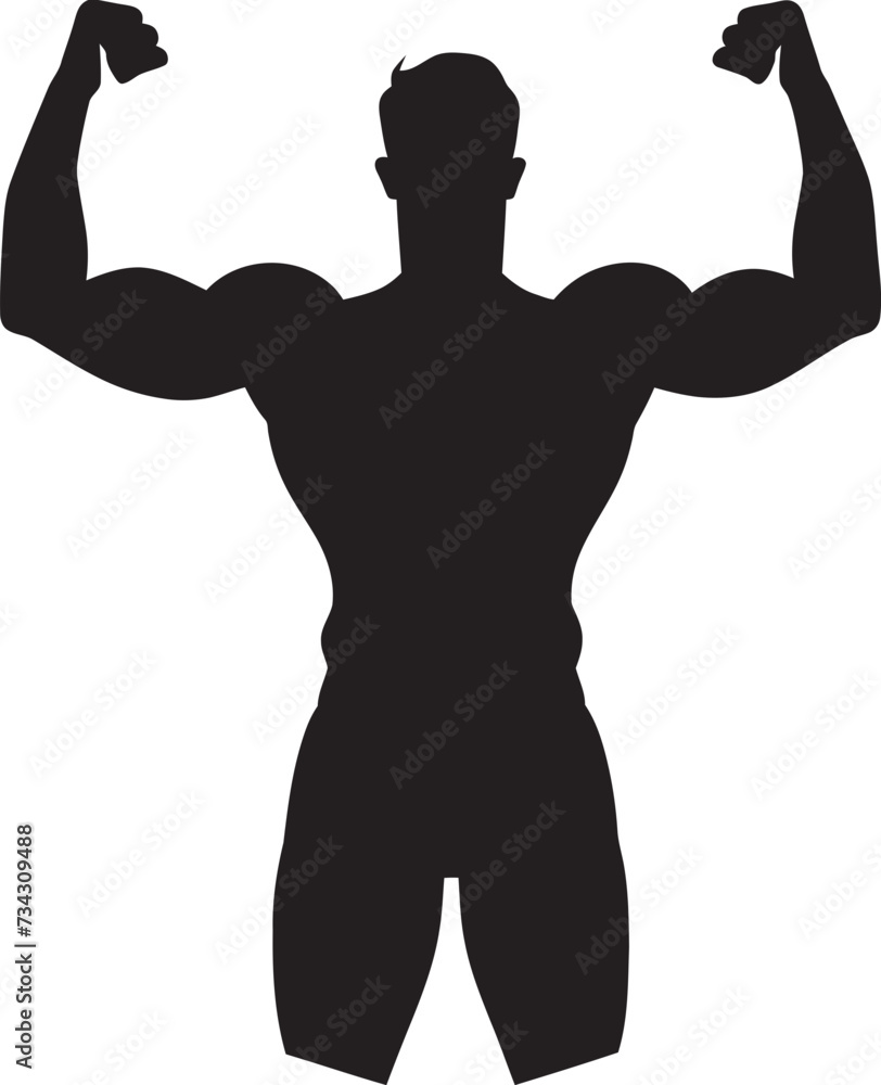 Fit Fusion Vector Fitness Man Symbol Element Muscle Mark Black Gym Man Logo Design Fit Fusion Vector Fitness Man Symbol Element Muscle Mark Black Gym Man Logo Design