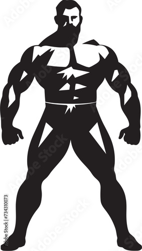MuscleMax Icon Black Fitness Logo FlexFlow Logo Vector Gym Fitness Symbol