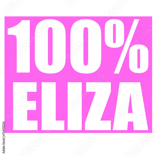 Eliza name 100 percent png