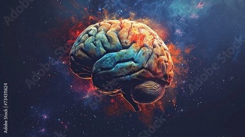 human brain, planet earth, generative ai