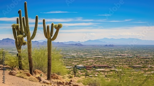 palm phoenix arizona trees photo