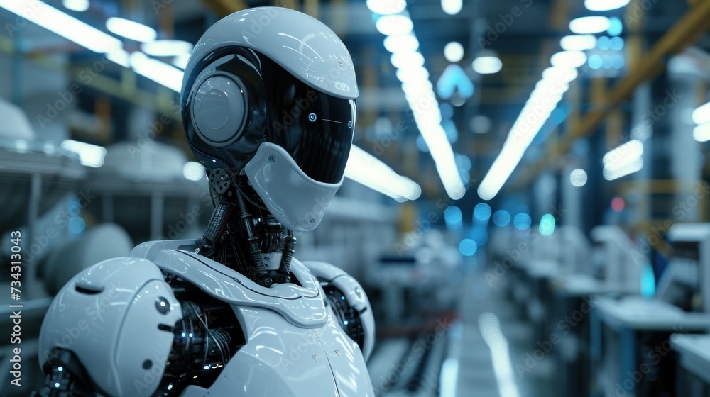 In the context of industry 4.0, a smart factory incorporates computer-aided manufacturing with machine-to-machine communication. Within this framework, a 3D humanoid robot is engaged in tasks In the context of industry 4.0, a smart factory incorporates computer-aided manufacturing with machine-to-machine communication. Within this framework, a 3D humanoid robot is engaged in tasks