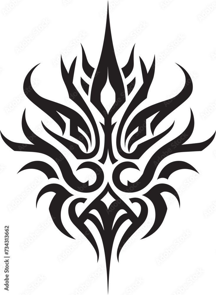 Noir Narrative Vector Tattoo Design with Black Elements Antique Bloom Black Vintage Floral Icon Noir Narrative Vector Tattoo Design with Black Elements Antique Bloom Black Vintage Floral Icon