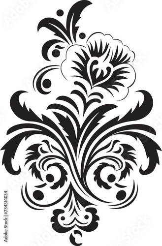 Time honored Hydrangeas Vector Vintage Florals in Black Classic Calla Lilies Black Vintage Floral Element