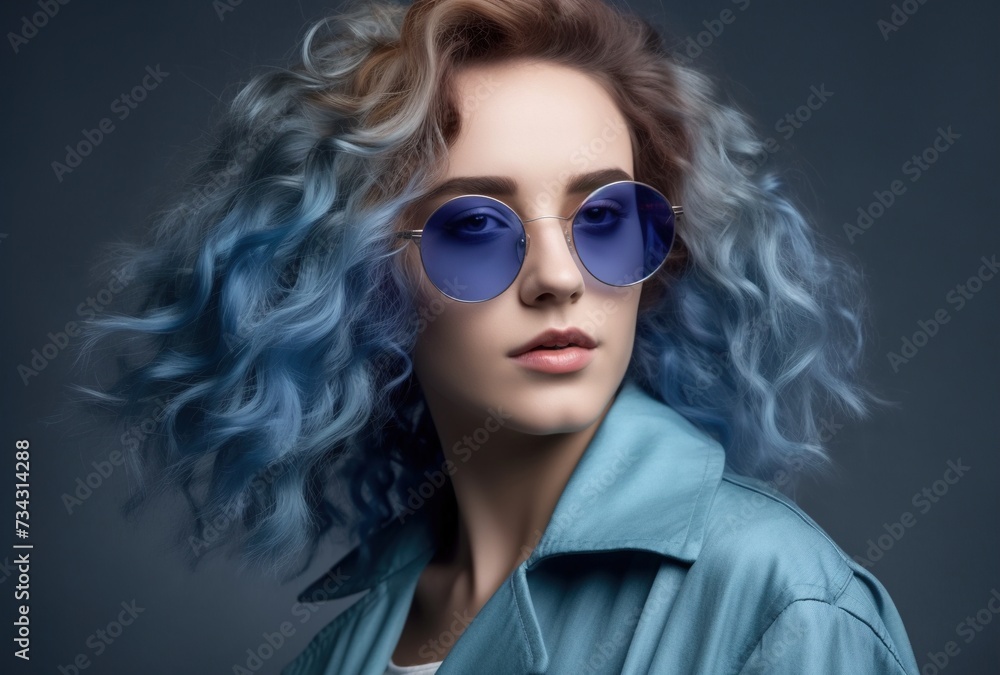 portrait of a beautiful young woman in sunglasses portrait of a beautiful young woman in sunglasses