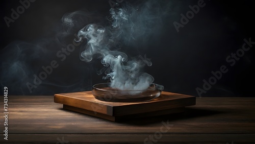 incense stick with smoke