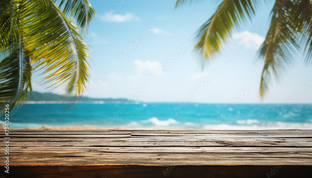 Idyllic tropical coastline, sand, palm tree, and turquoise water generated by AI Idyllic tropical coastline, sand, palm tree, and turquoise water generated by AI