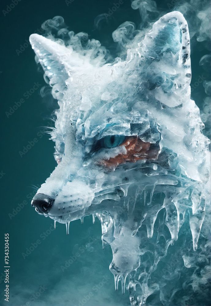 Obraz premium Ice Animals