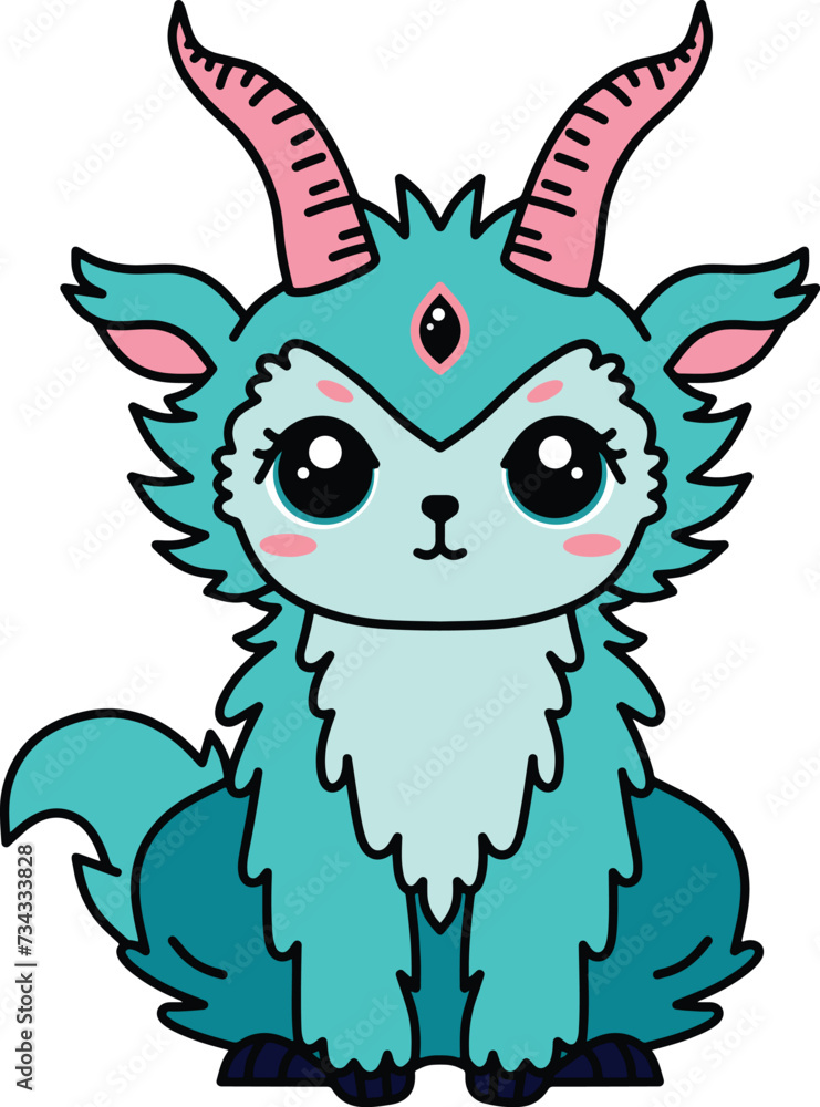 cute mythical creature cartoon illustration cute mythical creature cartoon illustration
