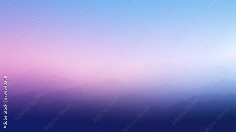 Pastel abstract wavy gradient backdrop in shades of pink, purple and blue. Copy space. Beautiful and calming digital art