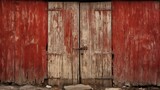 vintage barn wood door