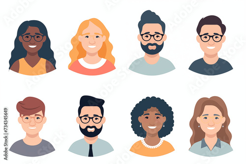 Inclusive Faces A Diverse Collection of Buyer Personas and Avatars for Marketing Profiles photo