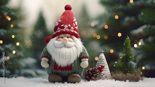 winter holiday gnome