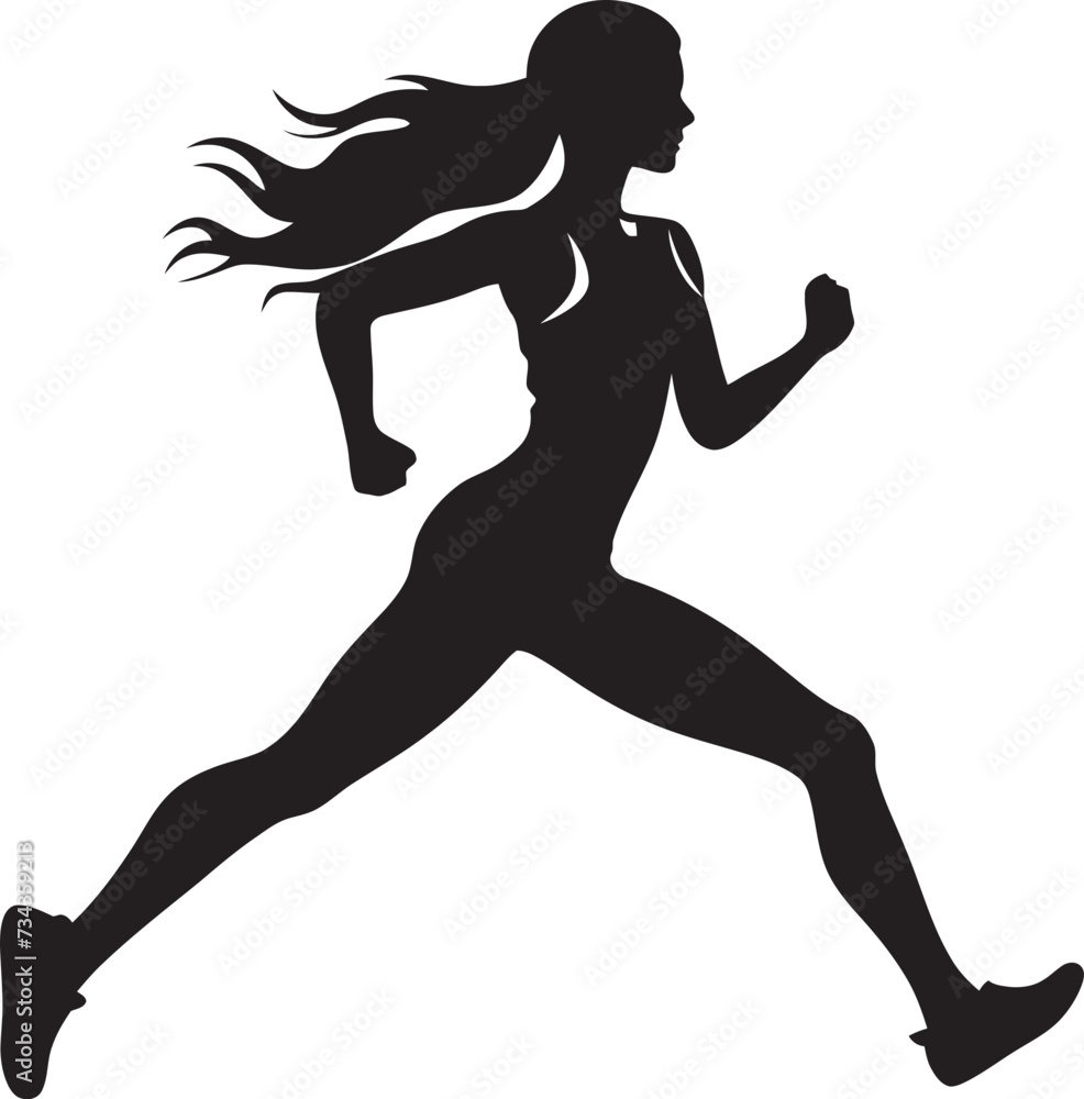 Running with Grace Women Embracing Strength and Elegance