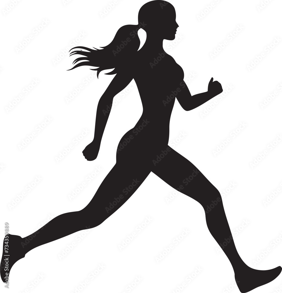 Running with Grace Women Embracing Strength and Elegance