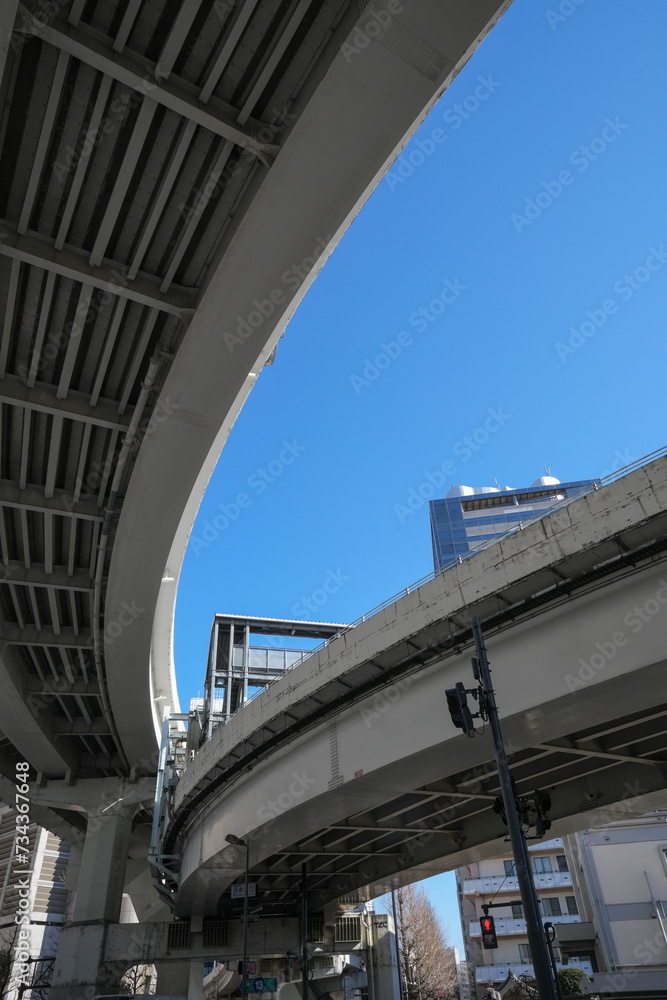 新宿の高速道路