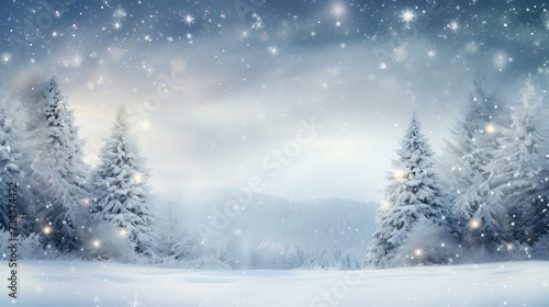 celebration holiday background snow © PikePicture