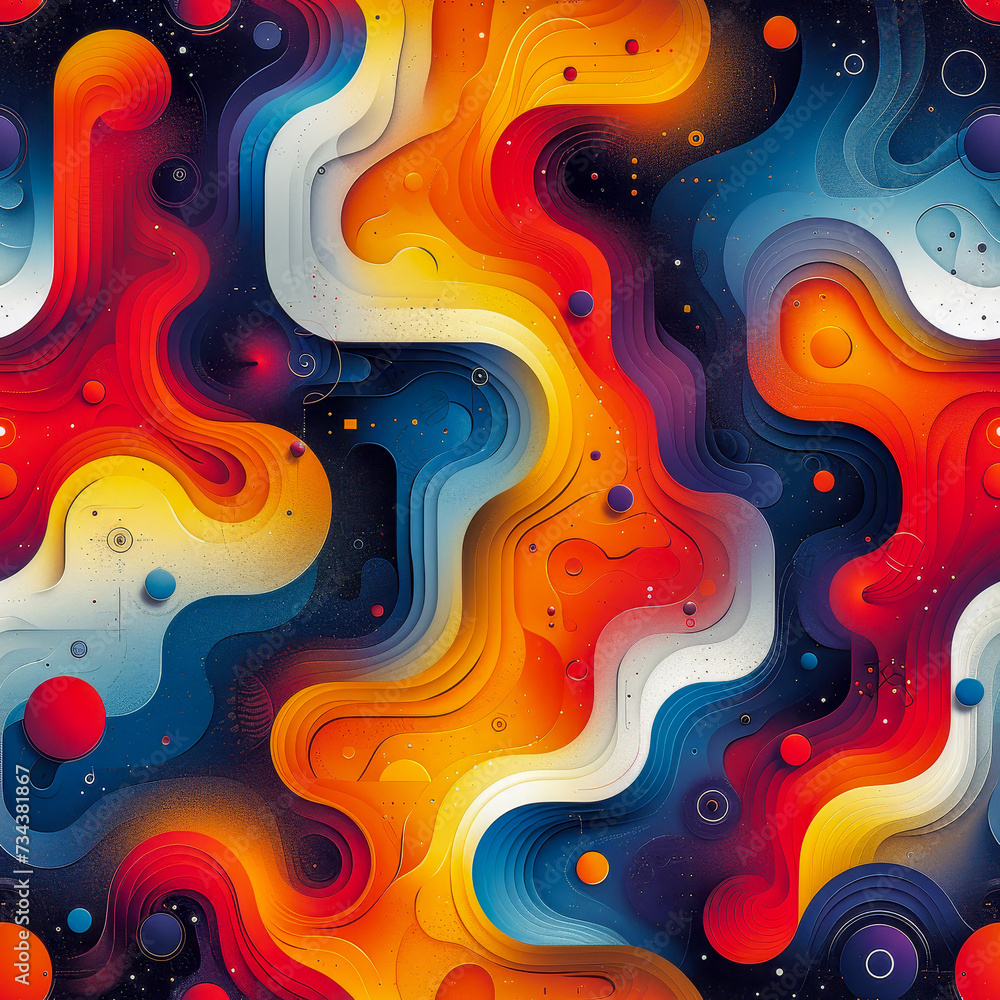 colored abstract patterns, red white black yellow, ai generated colored abstract patterns, red white black yellow, ai generated